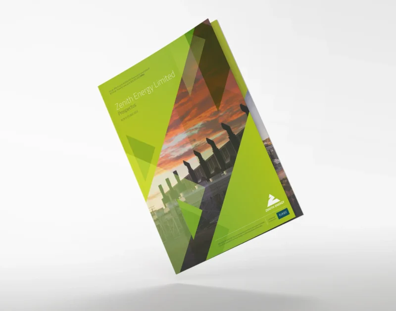 Prospectus Design Perth-Zenith Energy 1