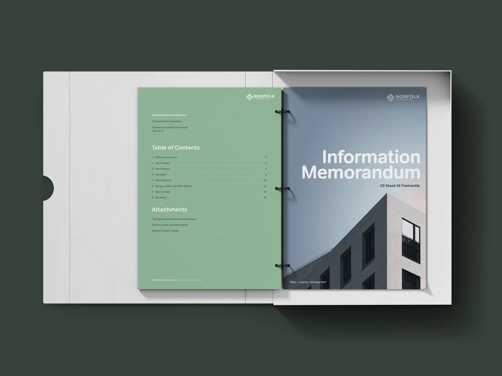 branding perth norfolk tender document design