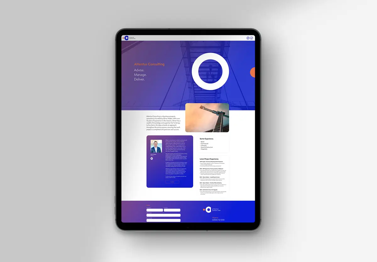 web design perth attentus consulting