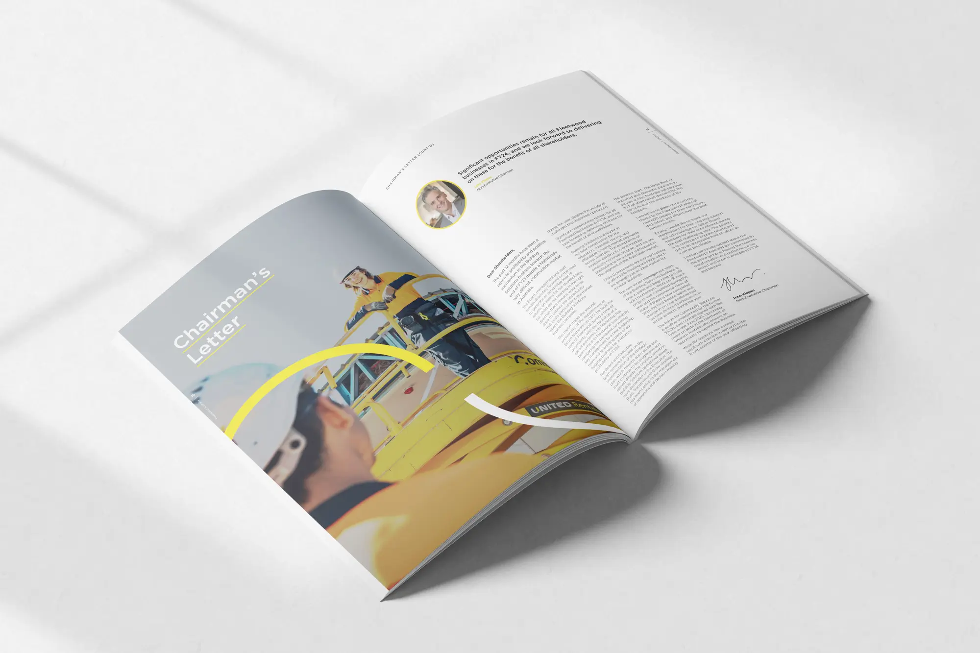 annual report design company fleetwood