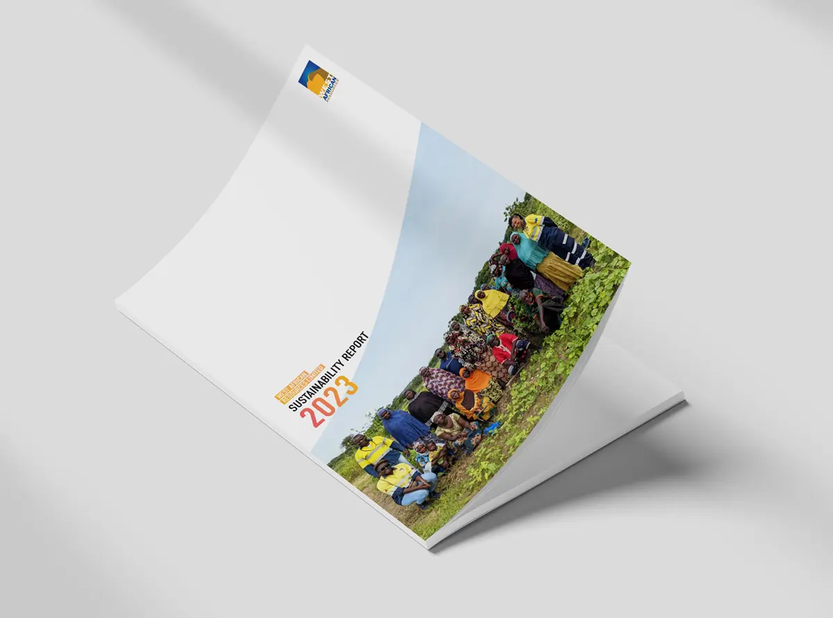 Sustainability Report Design Perth by Hello Brands Australia for West African Resources