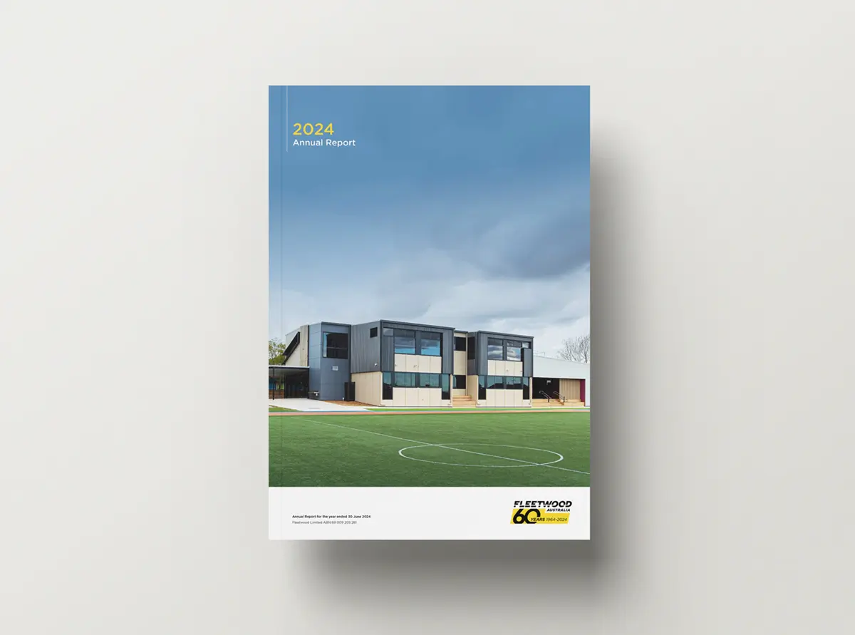 Annual Report Design Perth Fleetwood Australia FY24